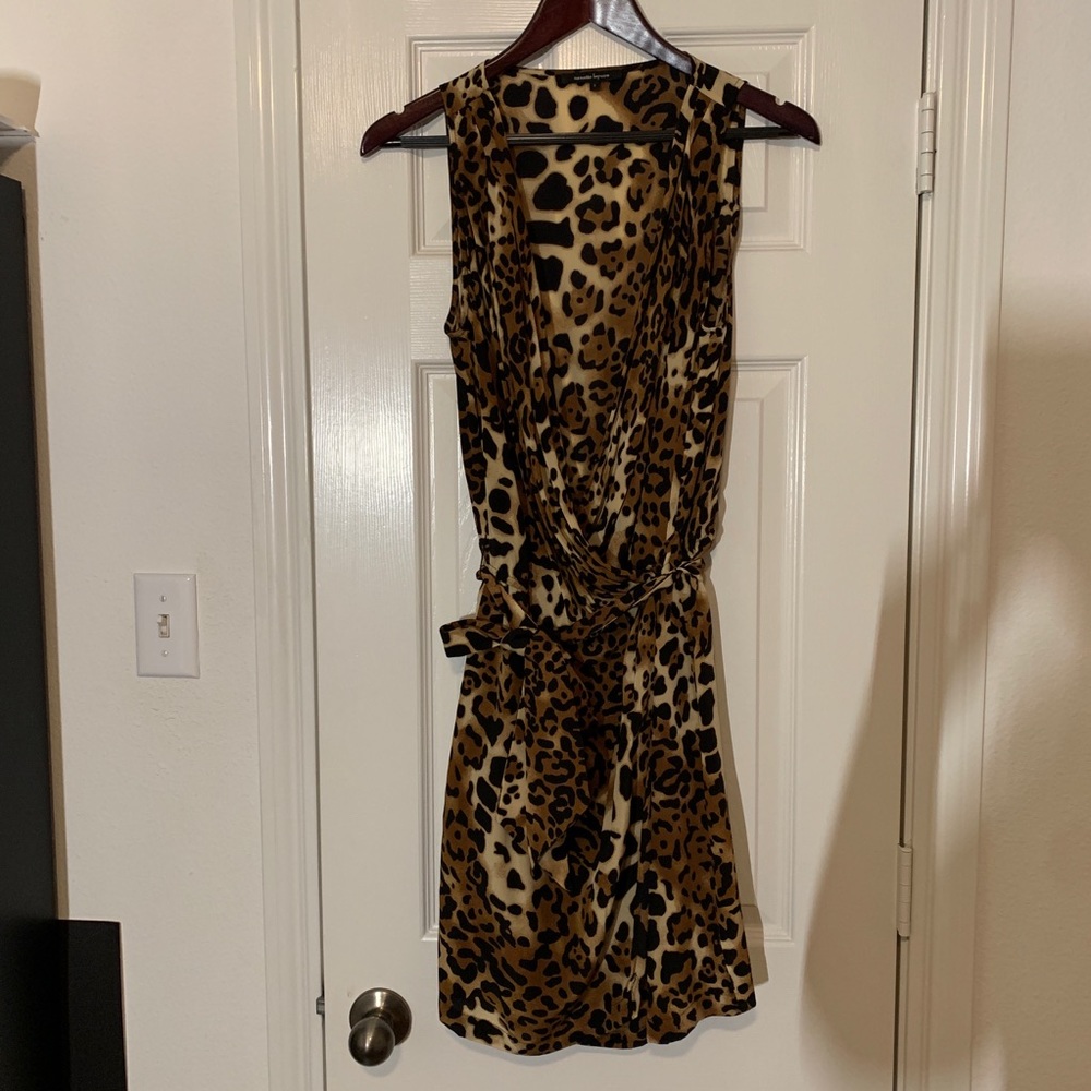 Leopard print dress